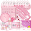 Skin Care Sets & Kits, Sakura Skin Care For Teenage Girls,Pamper Sets For Women Gifts,Skincare Set,Cream,Serum,Toner,Cleanser,Eye Mask,Sleep Mask,Mud Mask,Lip Mask (One Size, Sakura-Skin Care Kits-A)